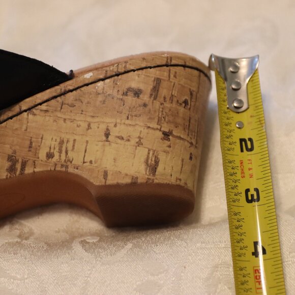 BOC DALY black flower women’s Wedge sandals, size 8, medium width - Picture 8 of 10